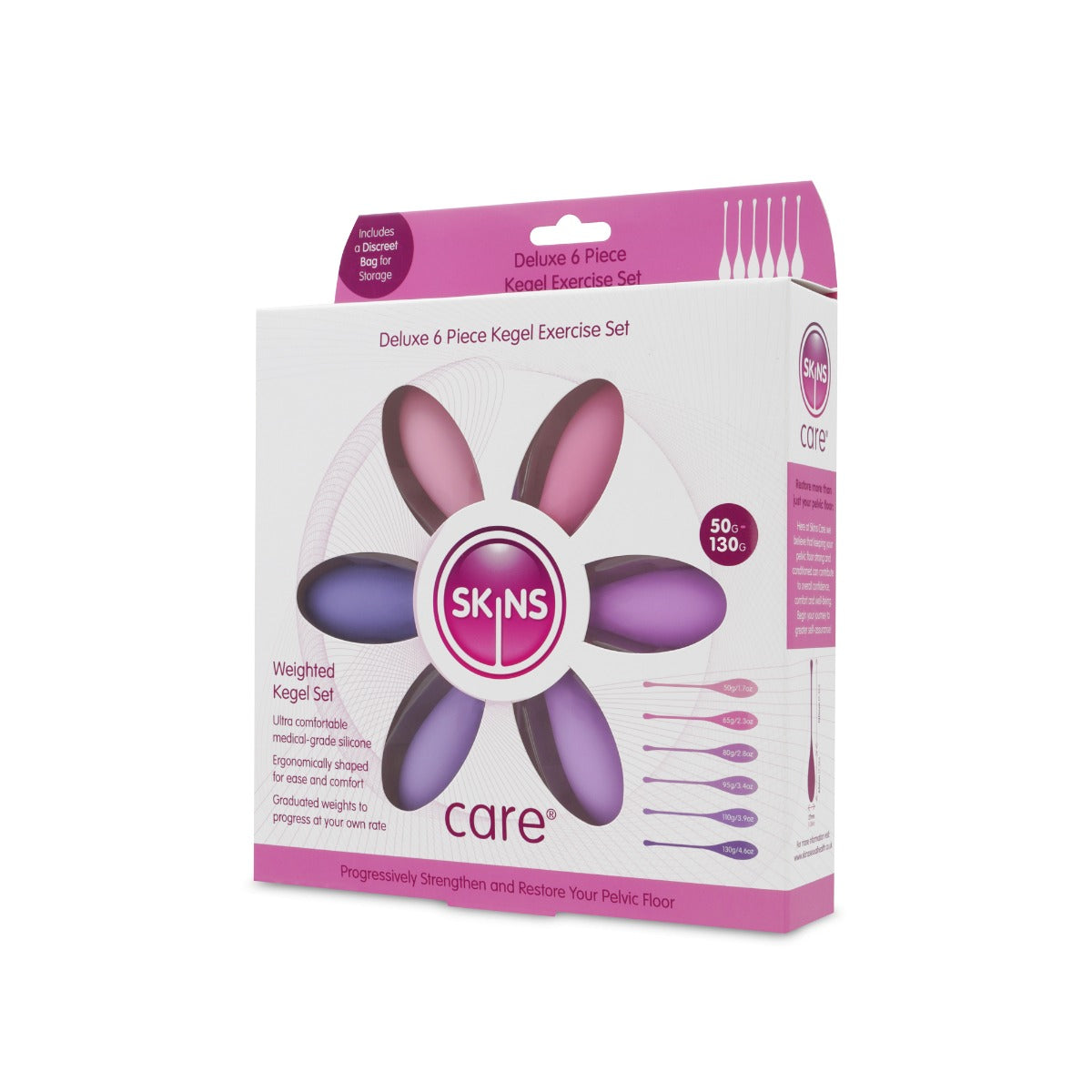 Skins Care - Kegel Exercise Set - 6pc Set - Image 2