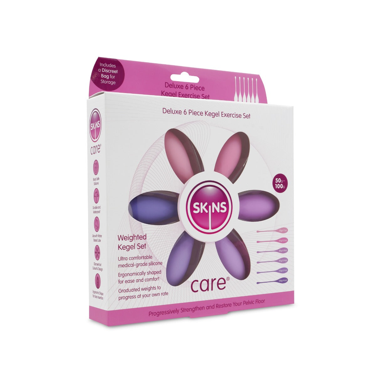 Skins Care - Kegel Exercise Set - 6pc Set - Image 4