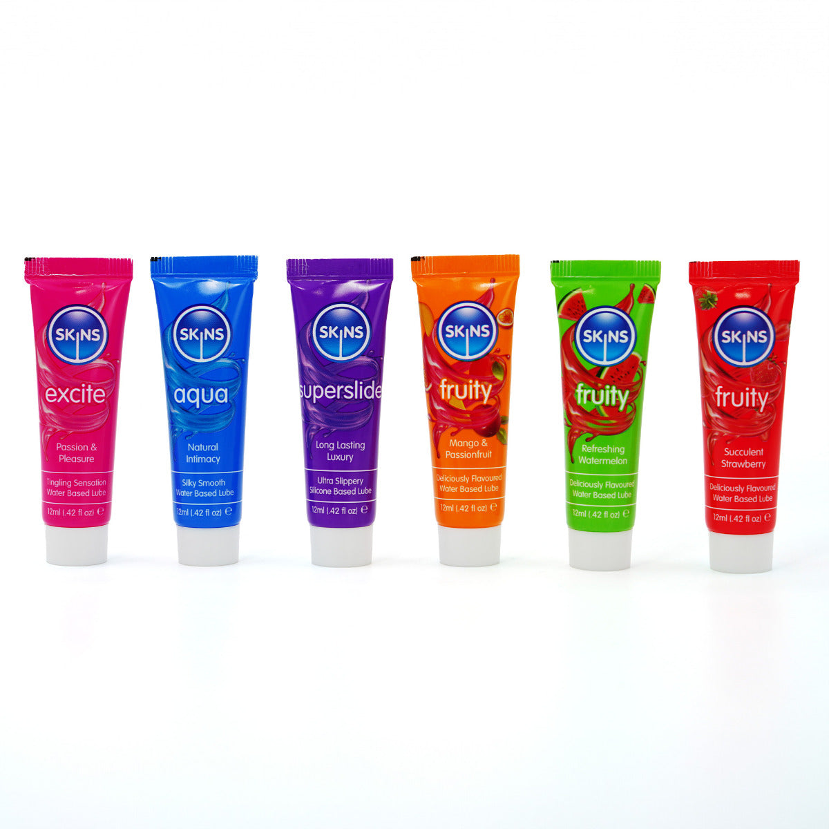 Skins 12ml Sampler Tubes - Vital & Fruity 6pk - Image 2