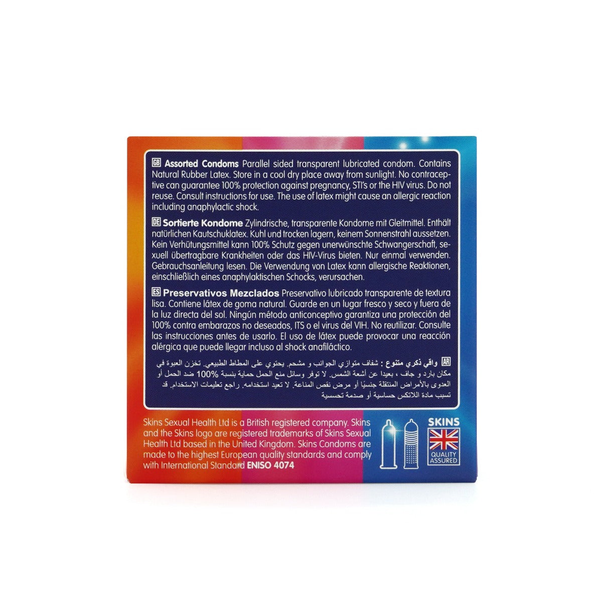 Skins Condoms Assorted 4 Pack - D&R NAT UT - Image 4