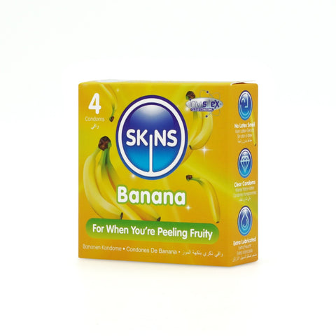 Skins Condoms Banana 4 Pack - Image 3
