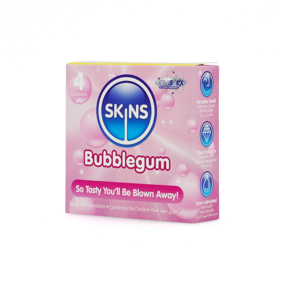 Skins Condoms Bubblegum 4 Pack - Image 3