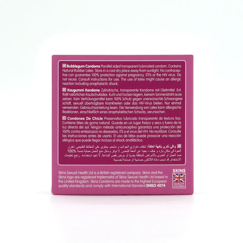 Skins Condoms Bubblegum 4 Pack - Image 4