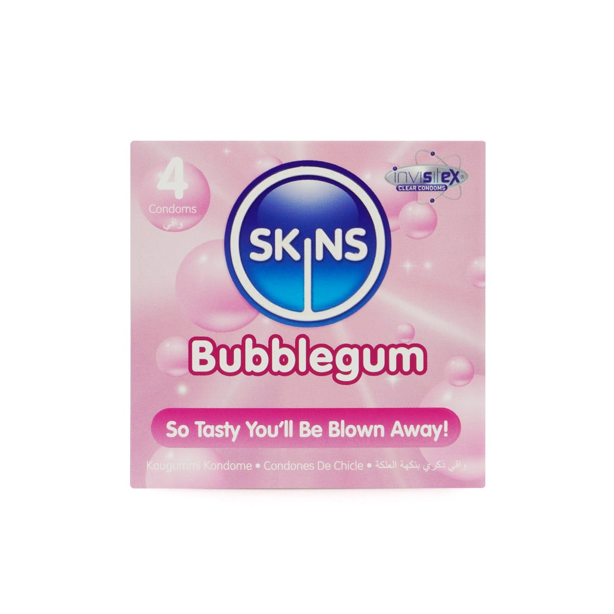 Skins Condoms Bubblegum 4 Pack - Image 2