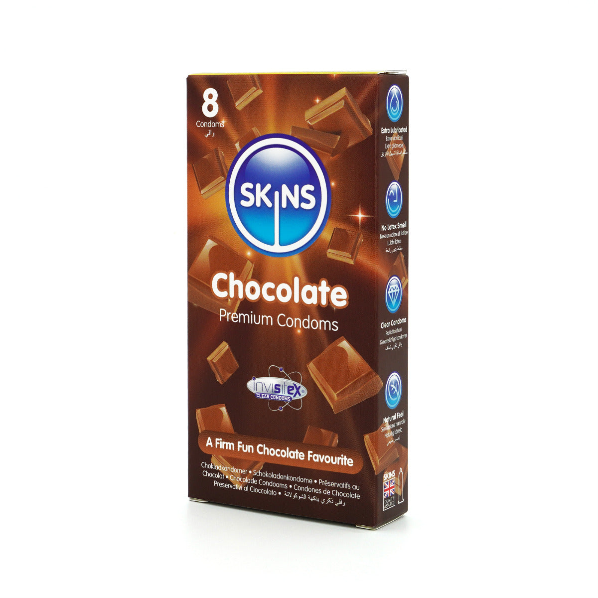 Skins Condoms Chocolate 8 Pack - Image 2