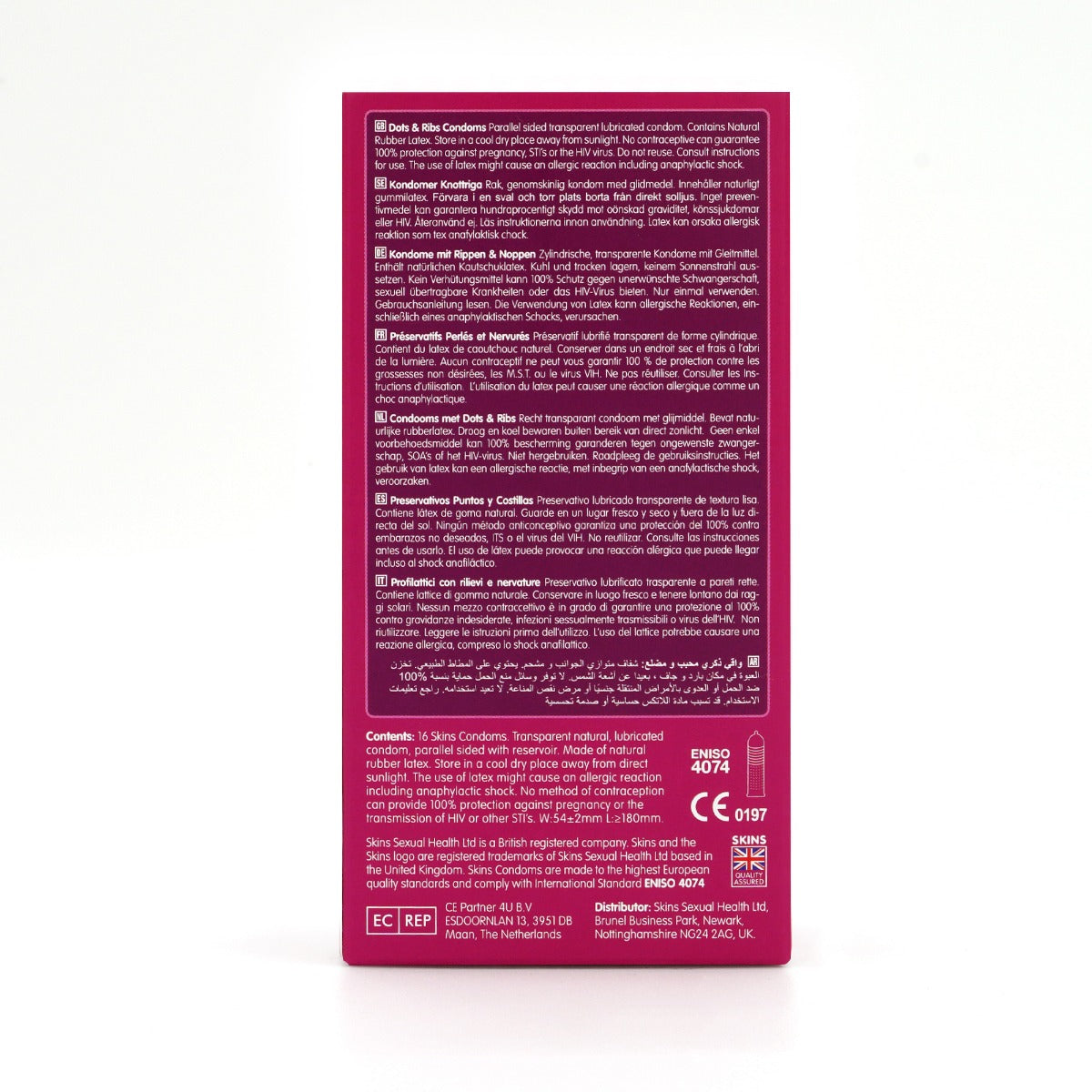 Skins Condoms Dots & Ribs 16 Pack - Image 4