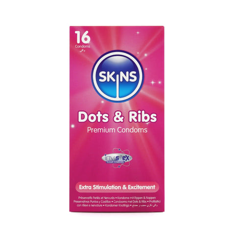 Skins Condoms Dots & Ribs 16 Pack - Image 2
