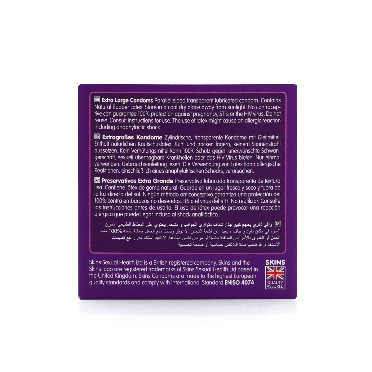 Skins Condoms Extra Large 4 Pack - Image 4