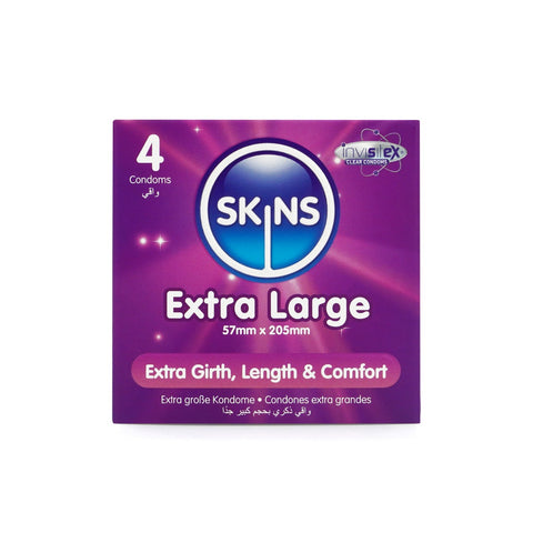 Skins Condoms Extra Large 4 Pack - Image 2