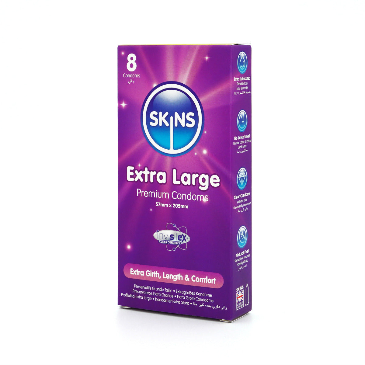 Skins Condoms Extra Large 8 Pack - Image 2