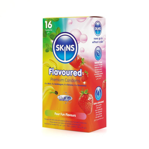 Skins Condoms Flavours 16 Pack - Image 3