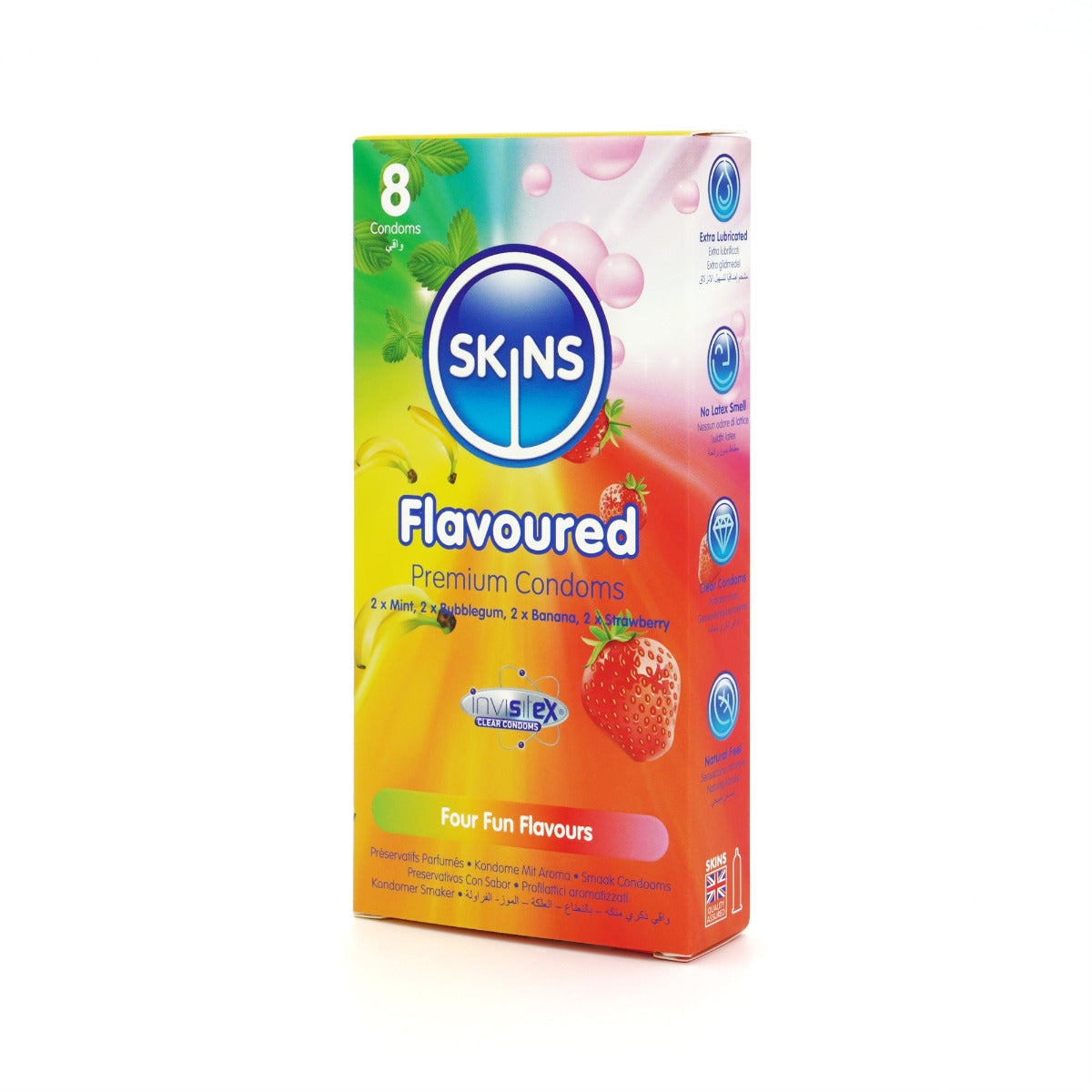 Skins Condoms Flavours 8 Pack - Image 2