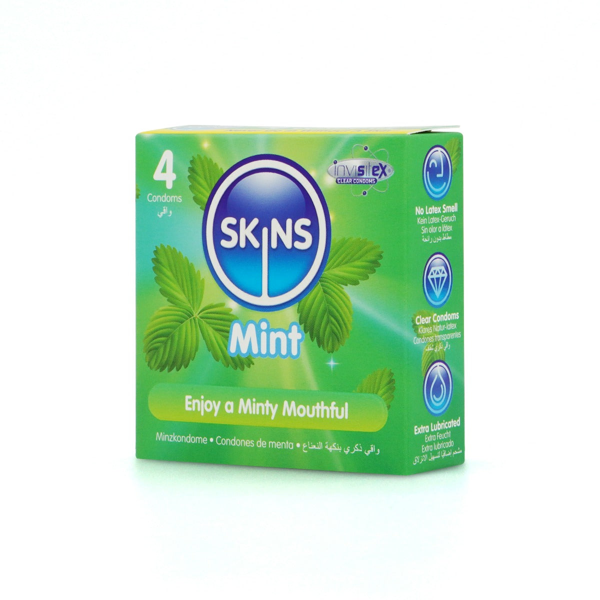Skins Condoms Mint 4 Pack - Image 3