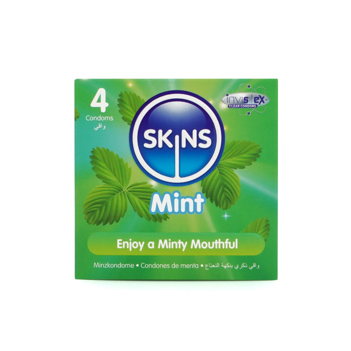 Skins Condoms Mint 4 Pack - Image 2