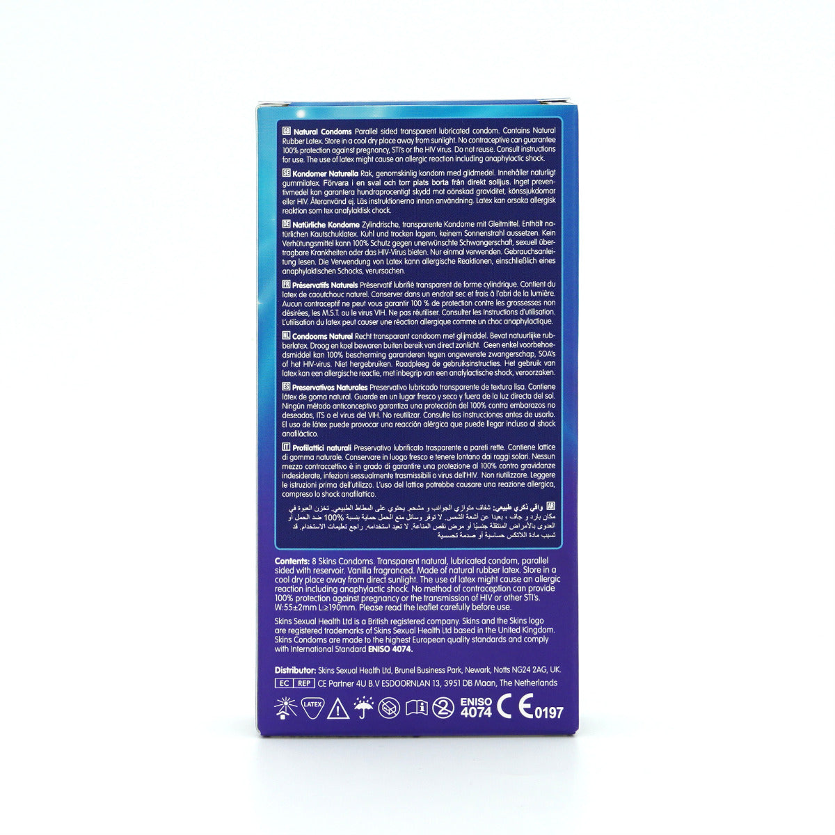 Skins Condoms Natural 8 Pack - Image 3