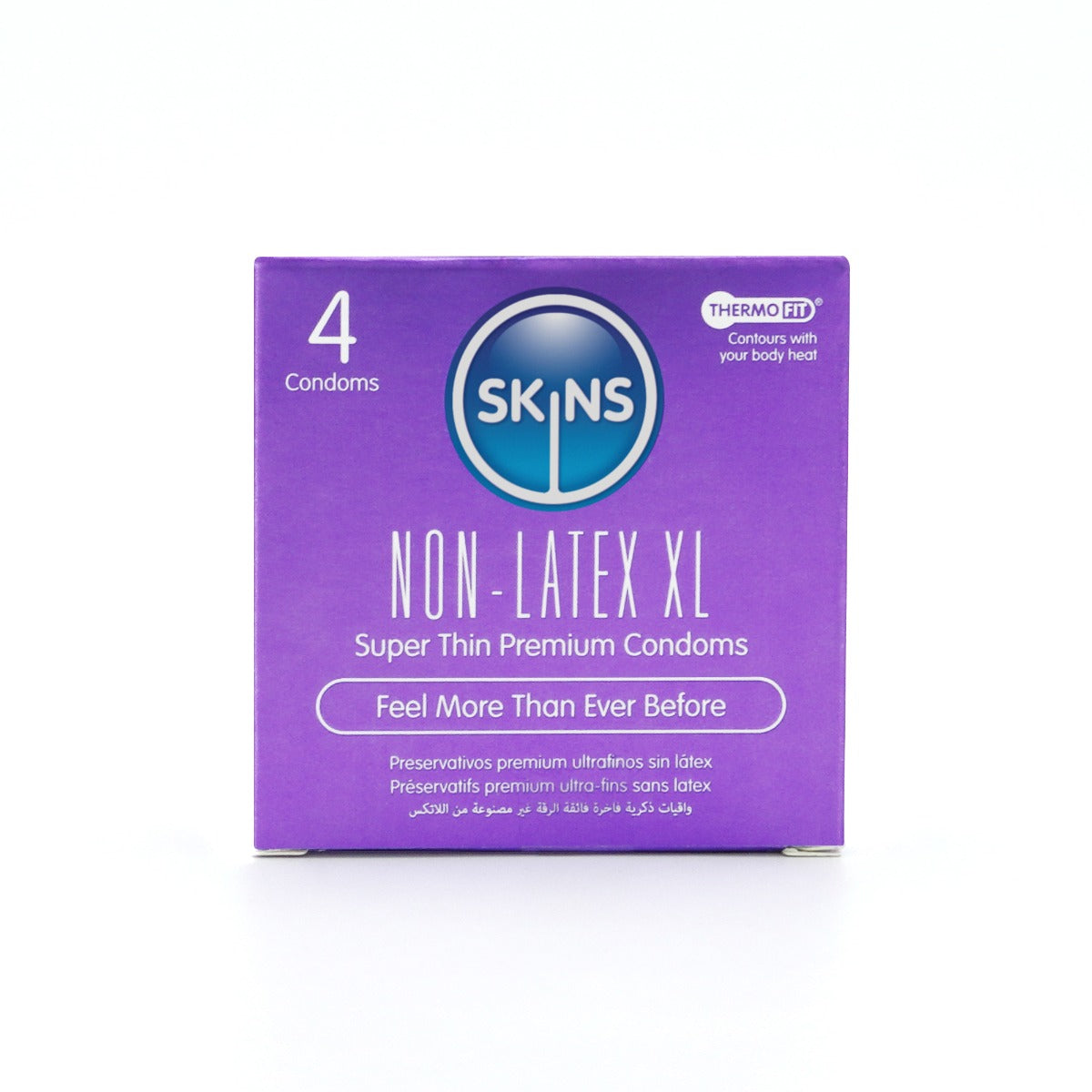 Skins Condoms Non-Latex XL 4 Pack