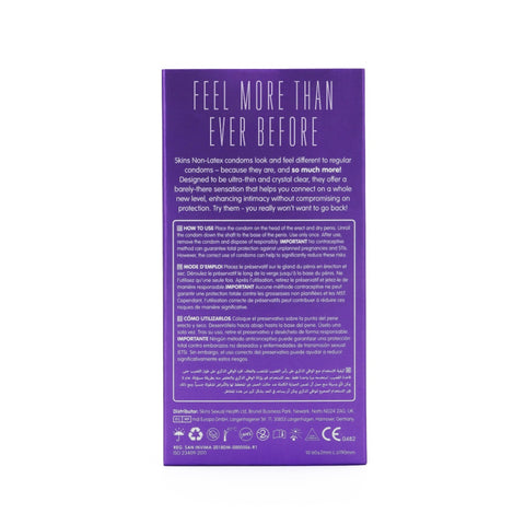 Skins Condoms Non-Latex XL 8 Pack - Image 2