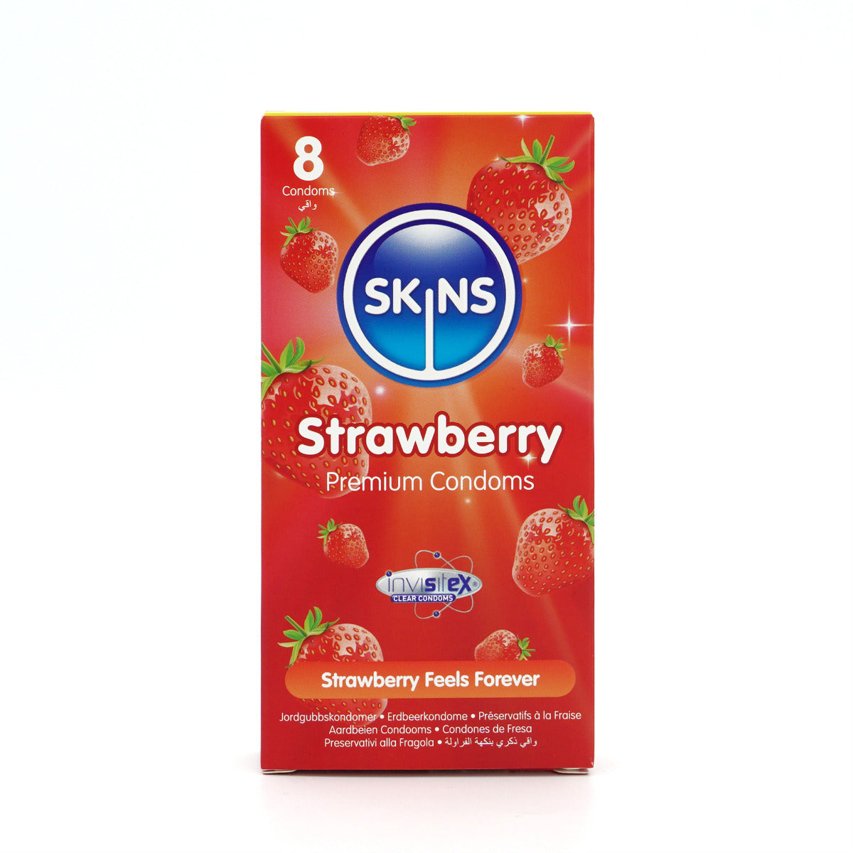 Skins Condoms Strawberry 8 Pack - Image 4