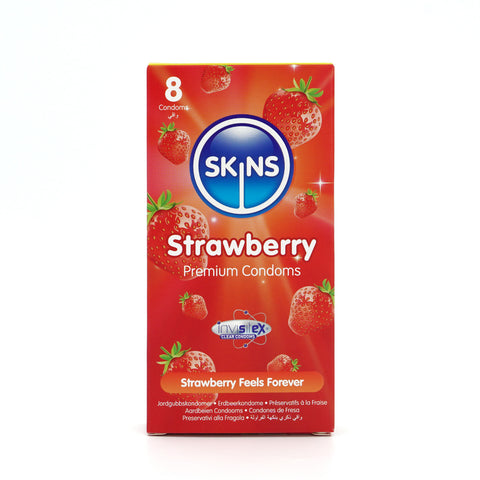 Skins Condoms Strawberry 8 Pack - Image 4