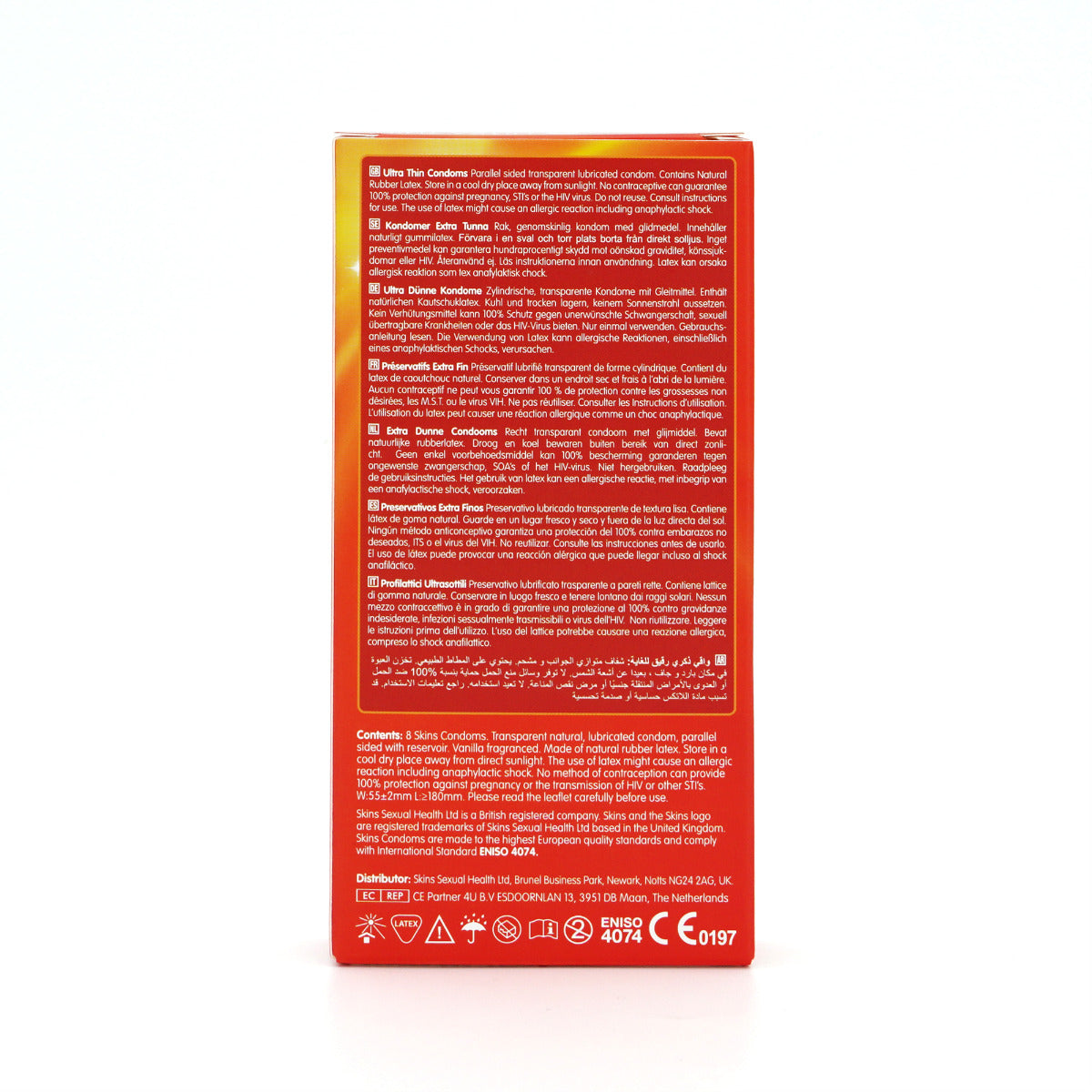 Skins Condoms Ultra Thin 8 Pack - Image 3