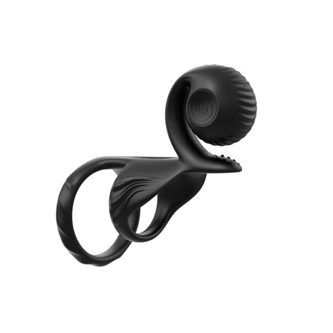 SVibe Snail JOVI Couples Ring - Black by Snail Vibe