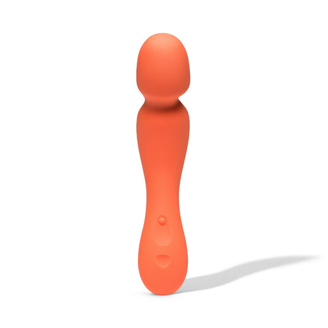 DAME - Min Mini Wand Vibrator - Papaya - Image 4