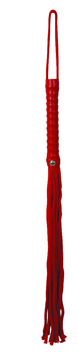 S&M Red Rope Flogger by Sex & Mischief - Image 2