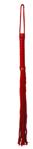 S&M Red Rope Flogger by Sex & Mischief - Image 2