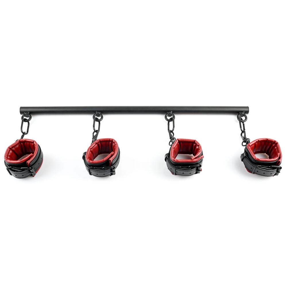 Saffron Spreader Bar & Cuff Set by Sportsheets