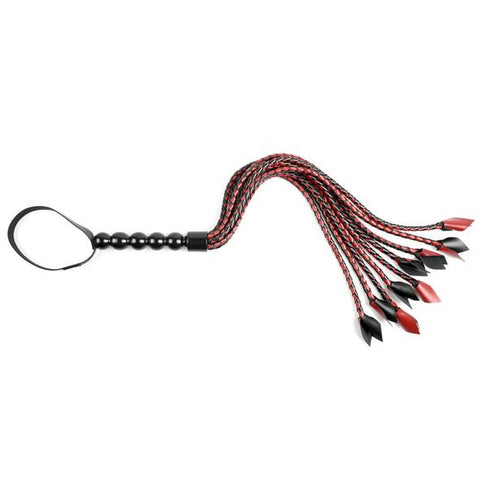 Saffron Braided Flogger by Sportsheets - Image 2