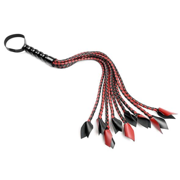 Saffron Braided Flogger by Sportsheets - Image 3