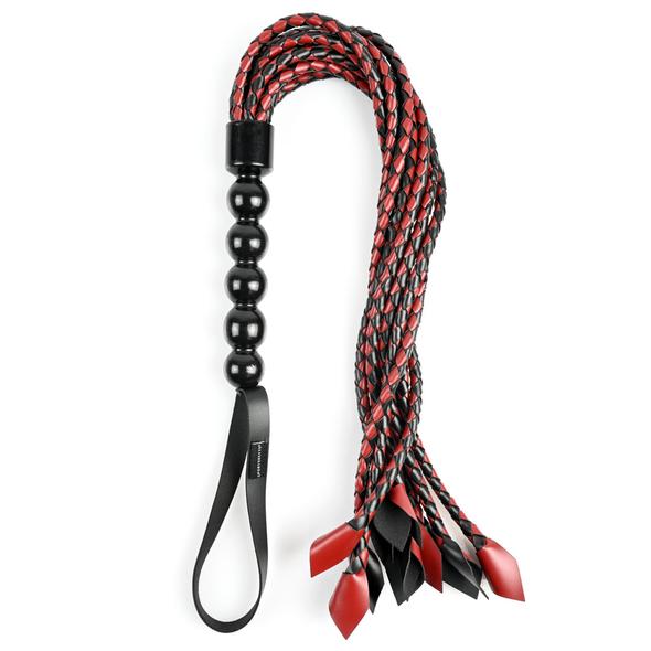 Saffron Braided Flogger by Sportsheets - Image 4