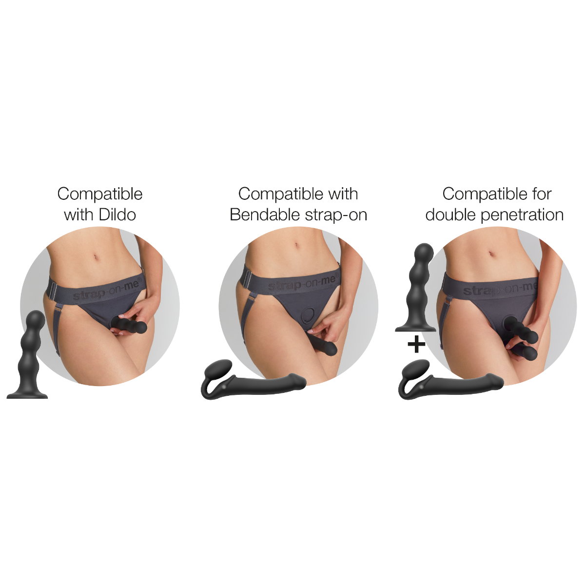 Strap On Me - Unique Harness Grey One - Image 4