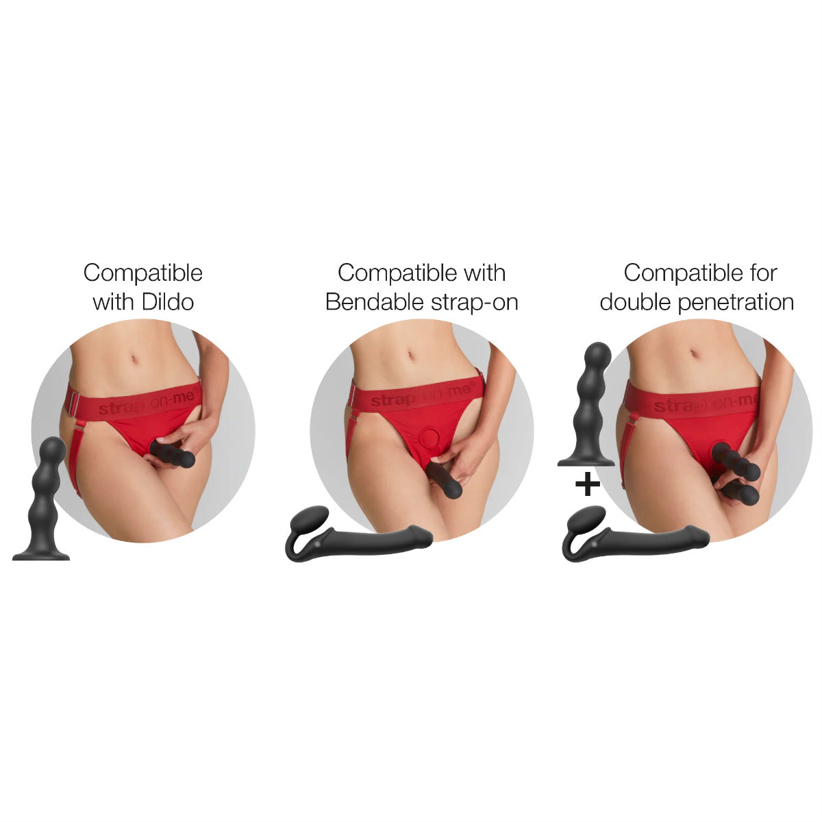Strap On Me - Unique Harness Red One - Image 4