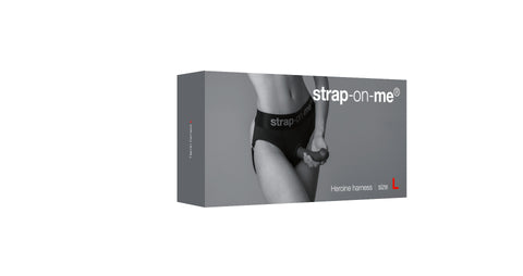 Strap On Me - Harness Lingerie Heroine – L - Black - Image 4