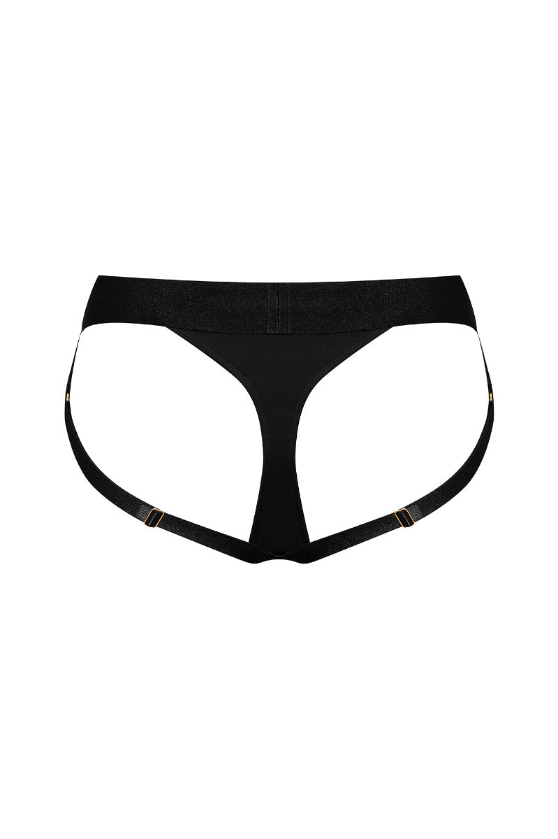 Strap On Me - Harness Lingerie Heroine - M - Black - Image 3