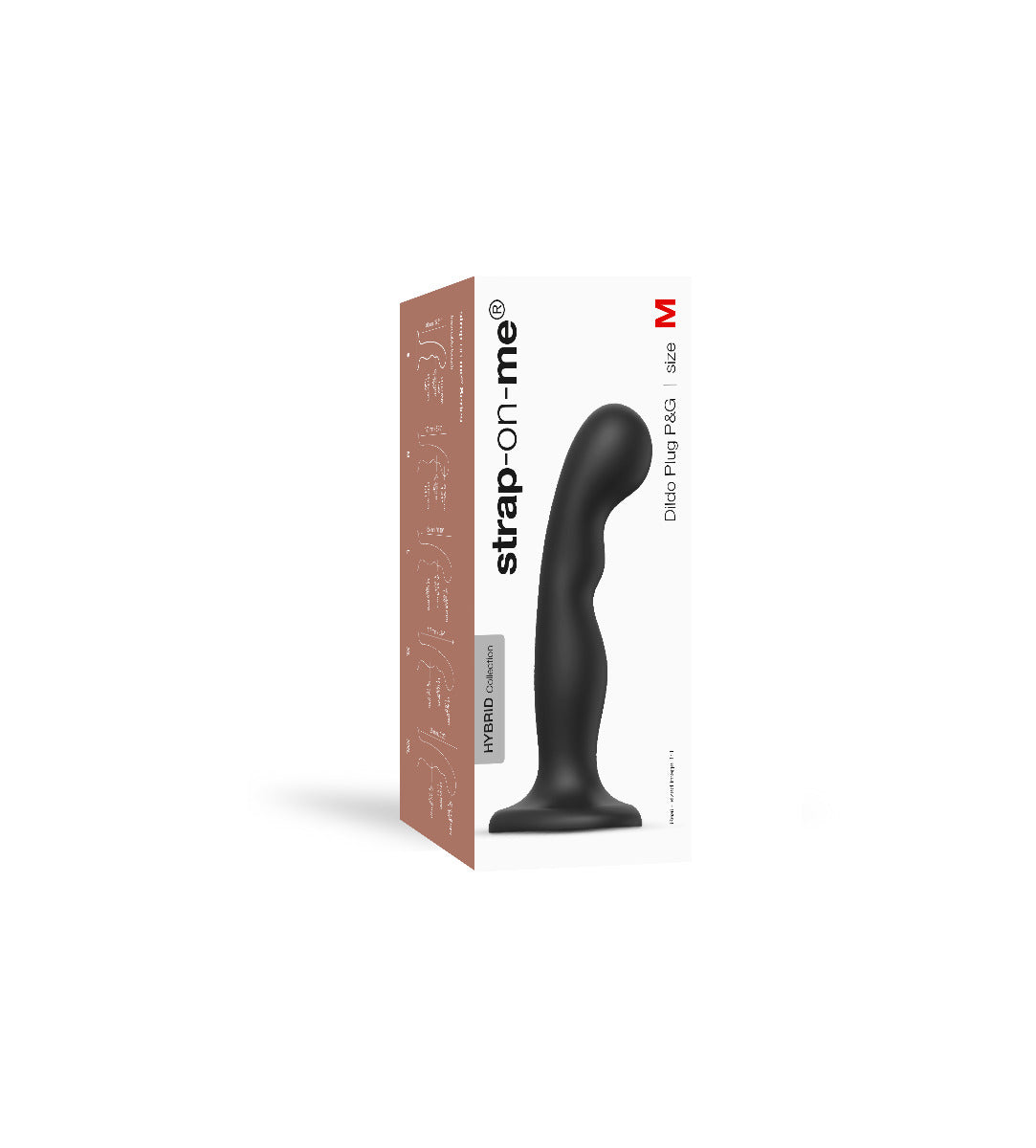 Strap On Me - Dildo Plug P&G Black - M - Image 4
