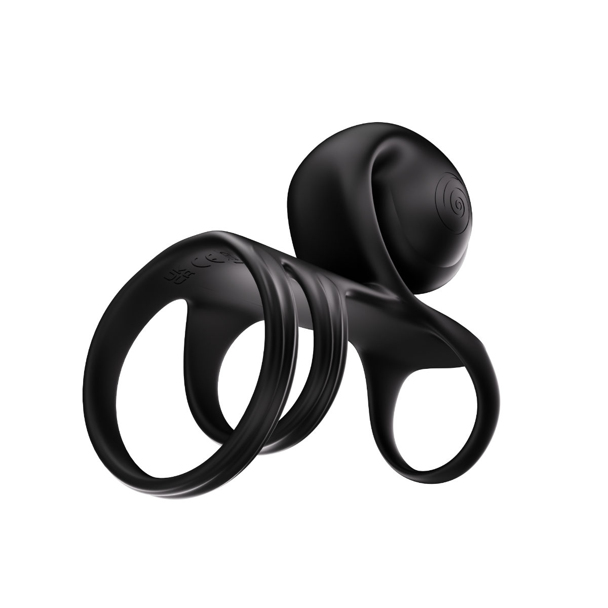 SVibe Snail JOVI ARC Couples Ring - Noir Haze by Snail Vibe - Image 3