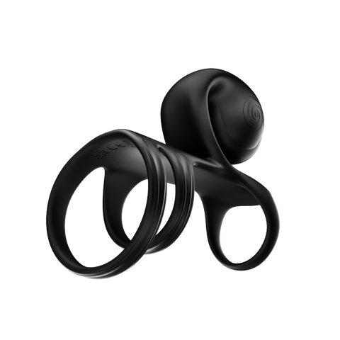 SVibe Snail JOVI ARC Couples Ring - Noir Haze by Snail Vibe - Image 3