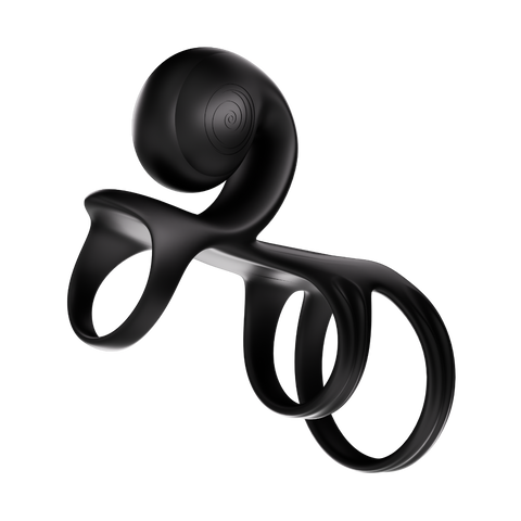 SVibe Snail JOVI ARC Couples Ring - Noir Haze by Snail Vibe - Image 2