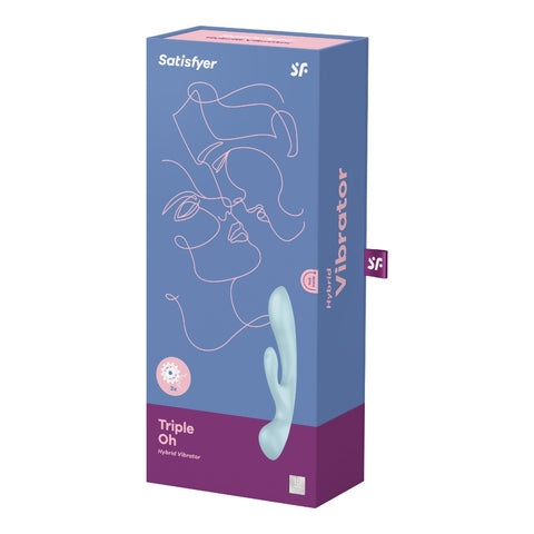 Satisfyer Triple Oh - Light Blue