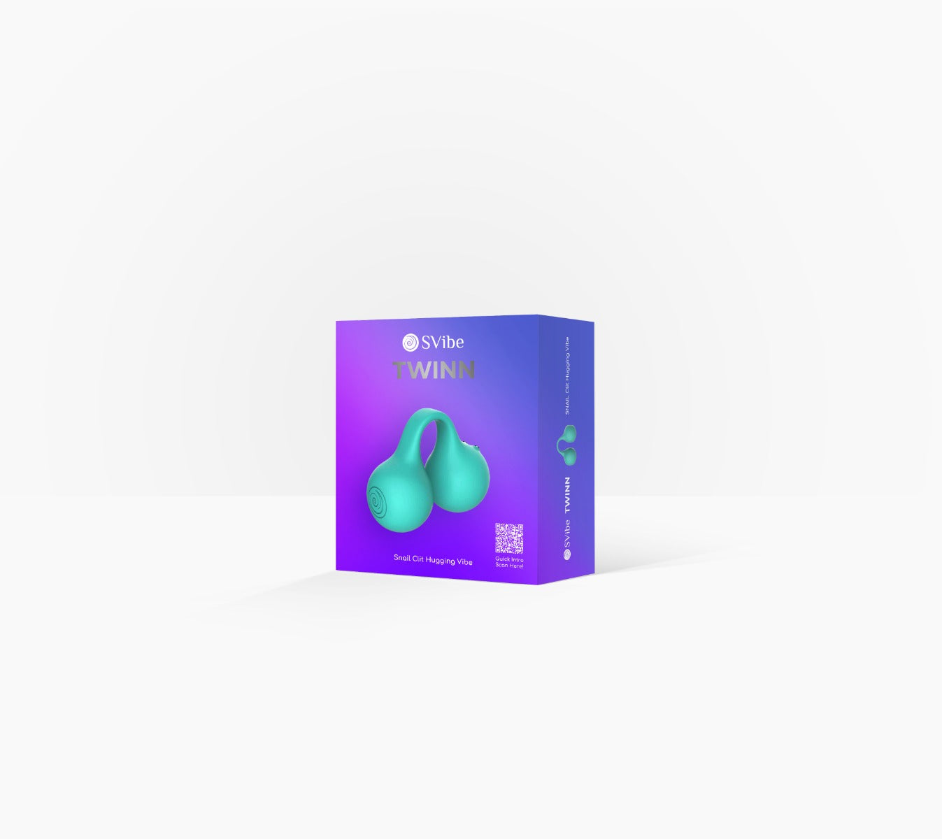 SVibe Snail TWINN Finger Vibrator - Teal (Tiffany) - APP by Snail Vibe