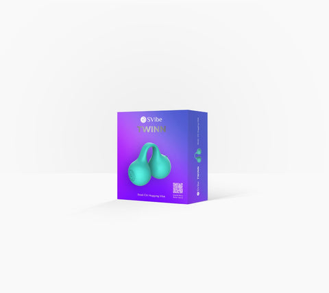 SVibe Snail TWINN Finger Vibrator - Teal (Tiffany) - APP by Snail Vibe