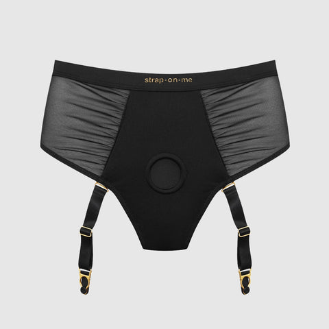 Strap On Me - Harness Lingerie Idylle - M - Black - Image 2