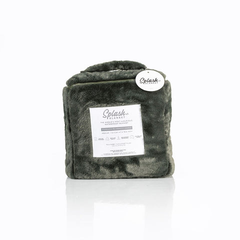 Splash Blanket - Furlush (NON bonded) - Army - Small - Image 3