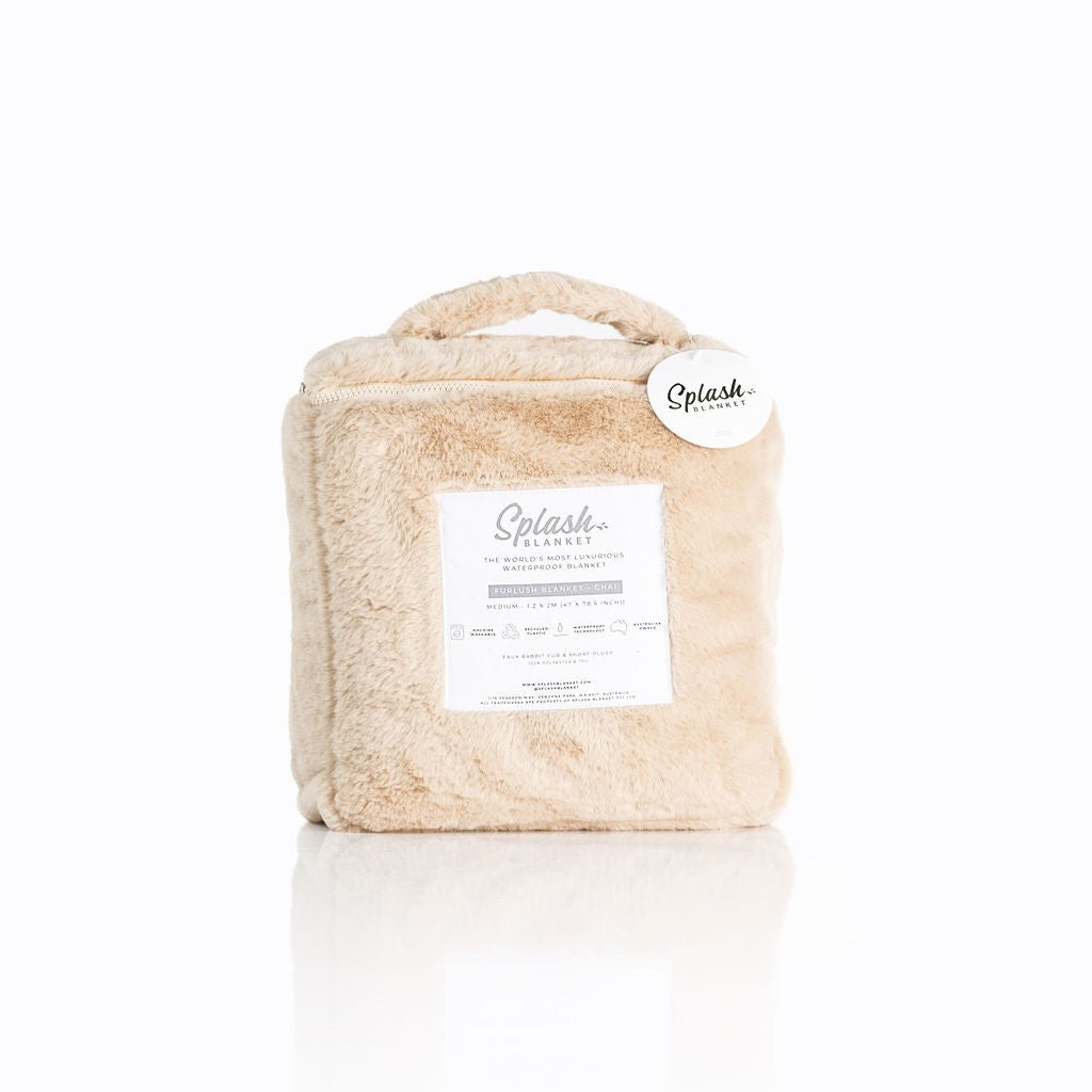 Splash Blanket - Furlush (NON bonded) - Chai - Medium