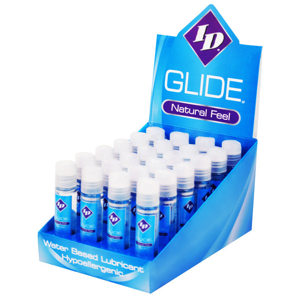 Full Display of ID Glide Flip Cap Bottle 1 floz (24)