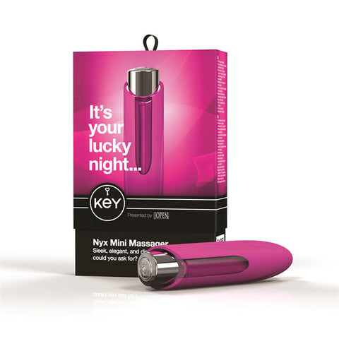 Key by Jopen Nyx Mini Massager - Raspberry Pink