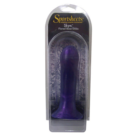 Sportsheets Strap On - "Skyn" Silicone Dildo - Violet Pearl