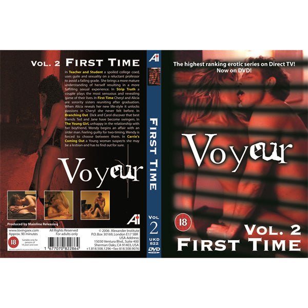 First Time: Voyeur Vol.2 DVD